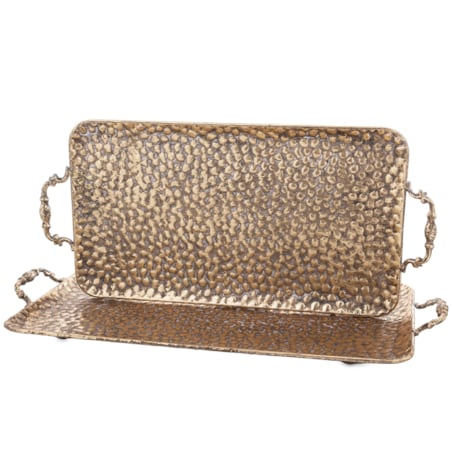 Taca złota ozdobna 2 szt. 57x30 cm RICO