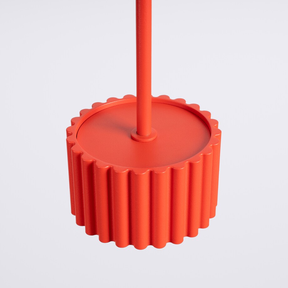 Lampa wisząca AURA 1 czerwona Gx53