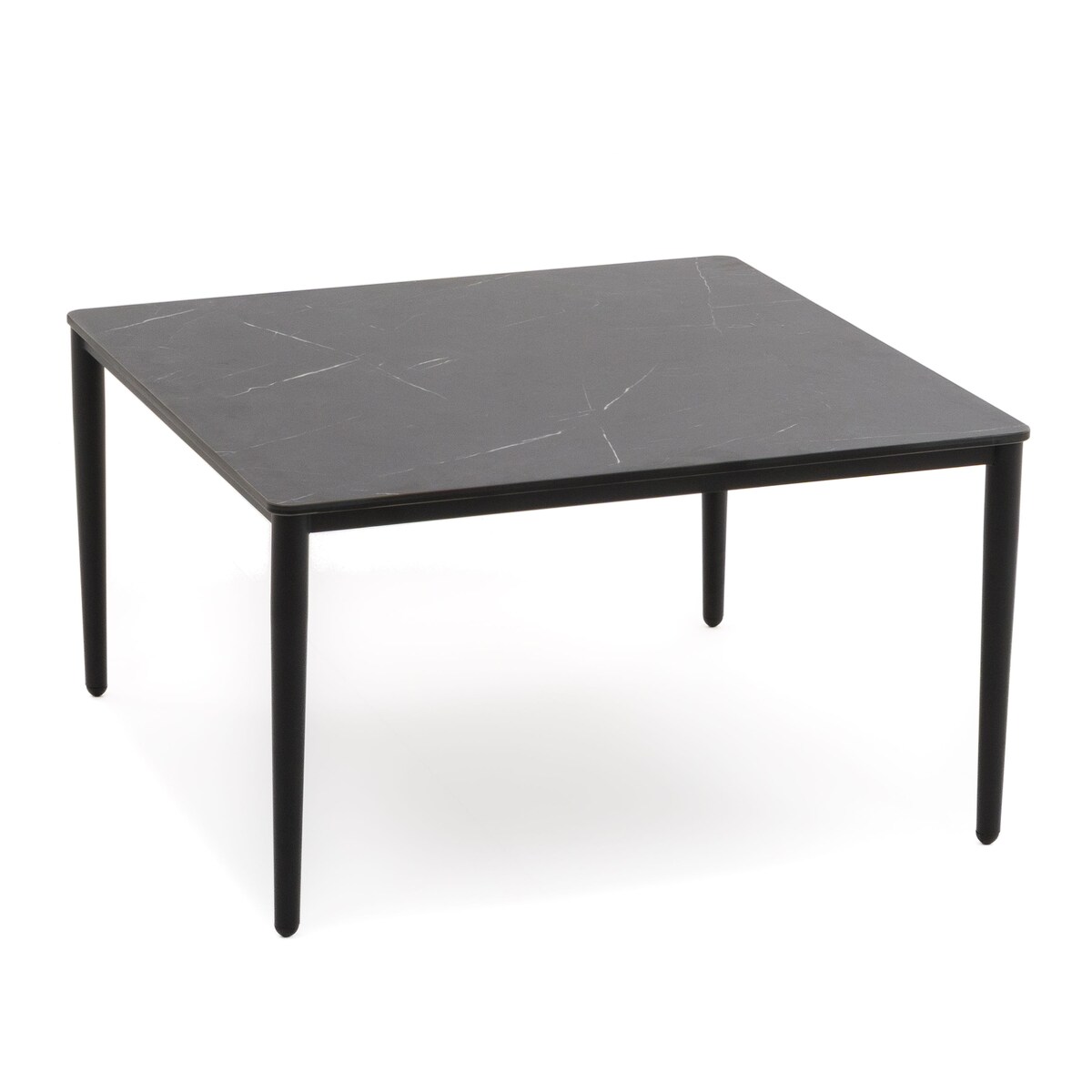 Zestaw mebli ogrodowych aluminiowe nowoczesne narożnik BELIZE szaro czarne