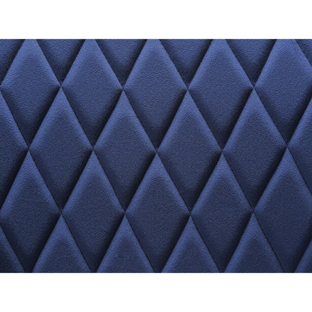 Zestaw 2 krzeseł do jadalni welurowy ciemnoniebieski ARCATA