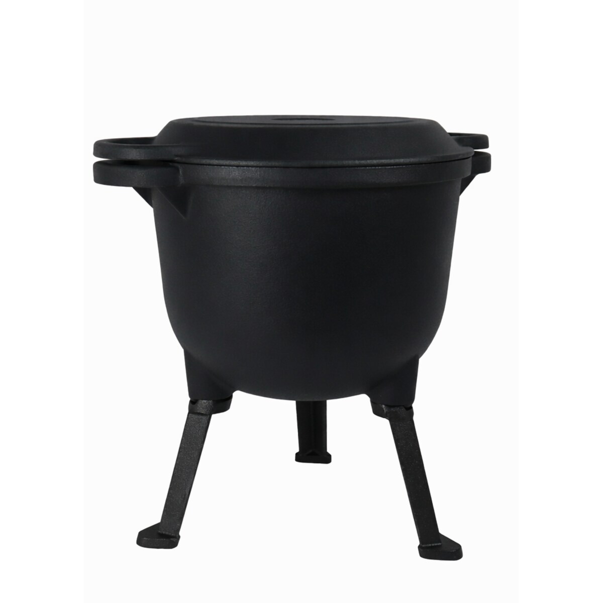 Kociołek żeliwny garnek na ognisko 2w1 emaliowany 10L grill ROSSNER