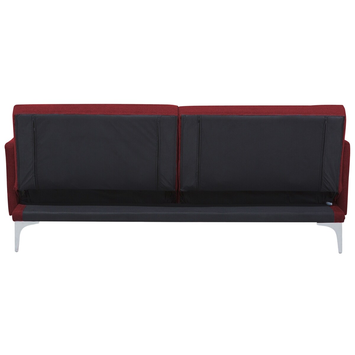Sofa rozkładana czerwona LUCAN