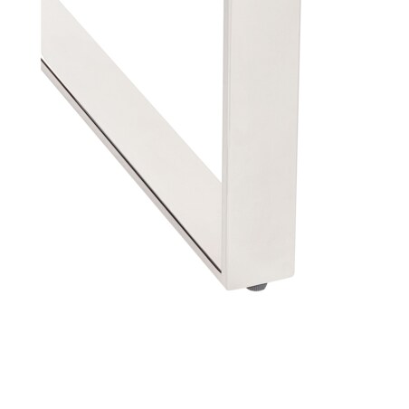 Konsola szklana srebrna TILON