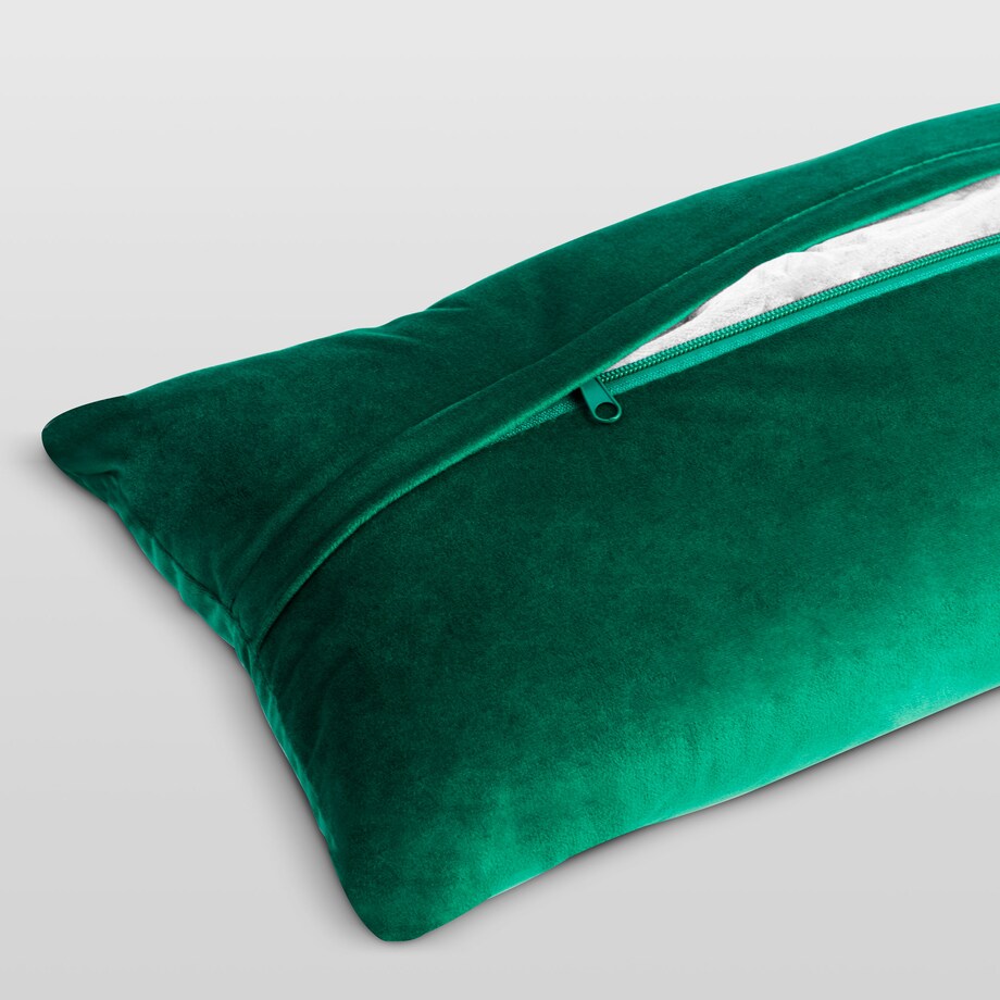 Fotel USZAK z podnóżkiem i poduszką Sofotel zielony