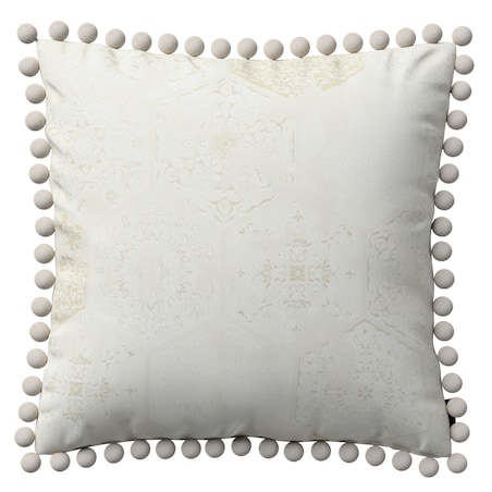 Poszewka Wera na poduszkę 45x45 ecru ornament