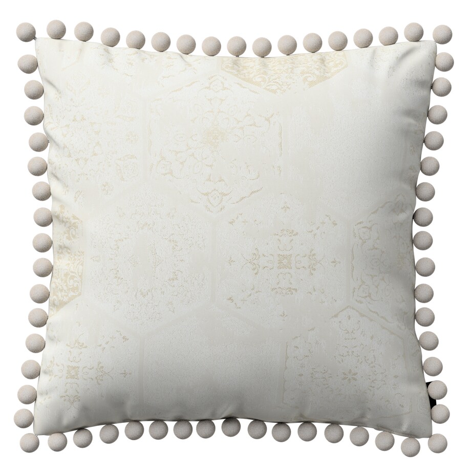 Poszewka Wera na poduszkę 45x45 ecru ornament
