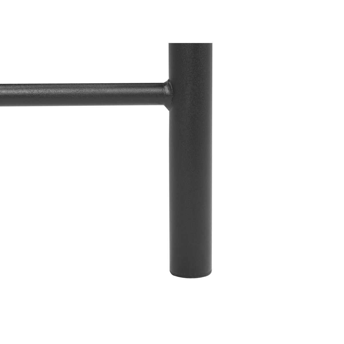 Łóżko metalowe 160 x 200 cm czarne RODEZ