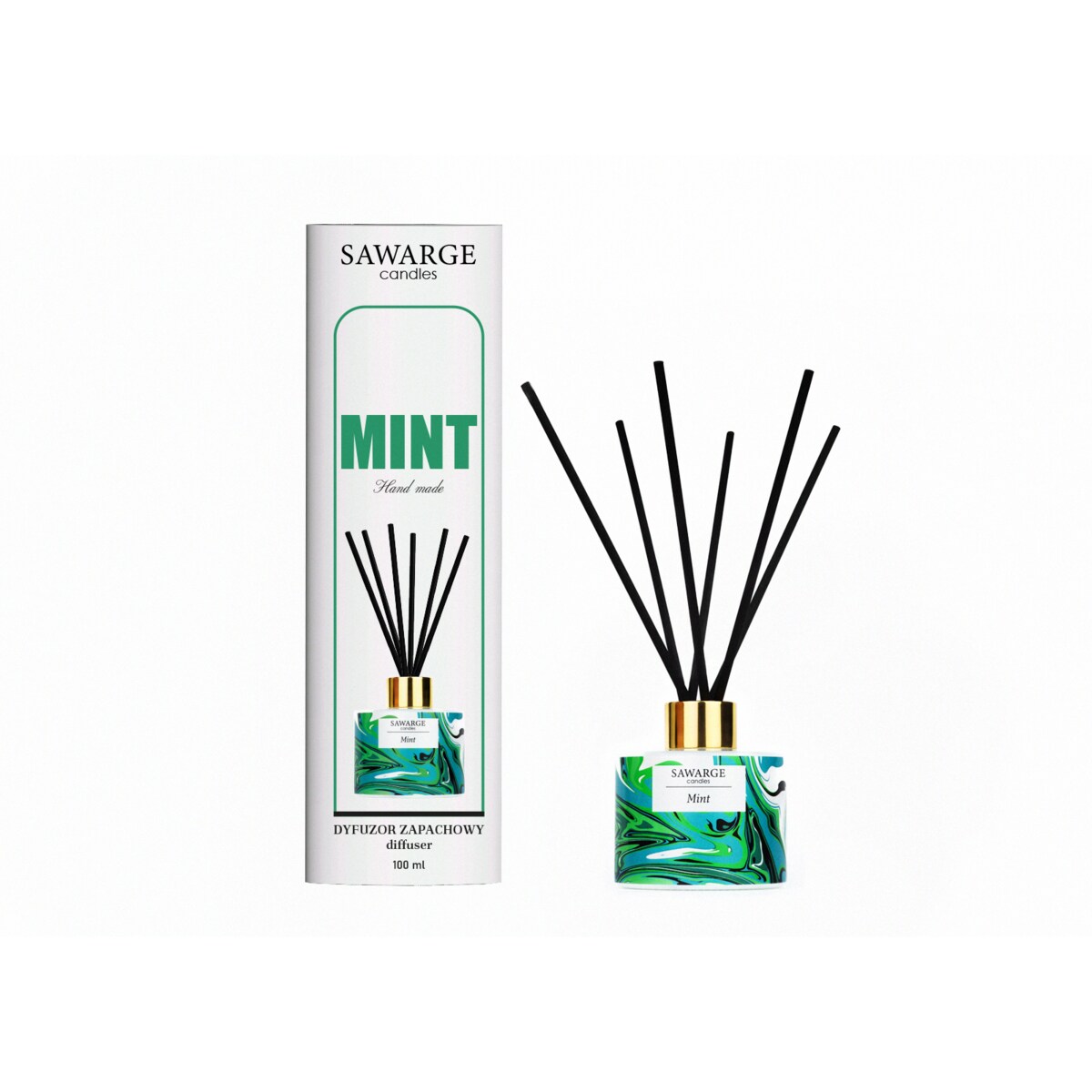 Dyfuzor Zapachowy Marble / Mięta 100 ml