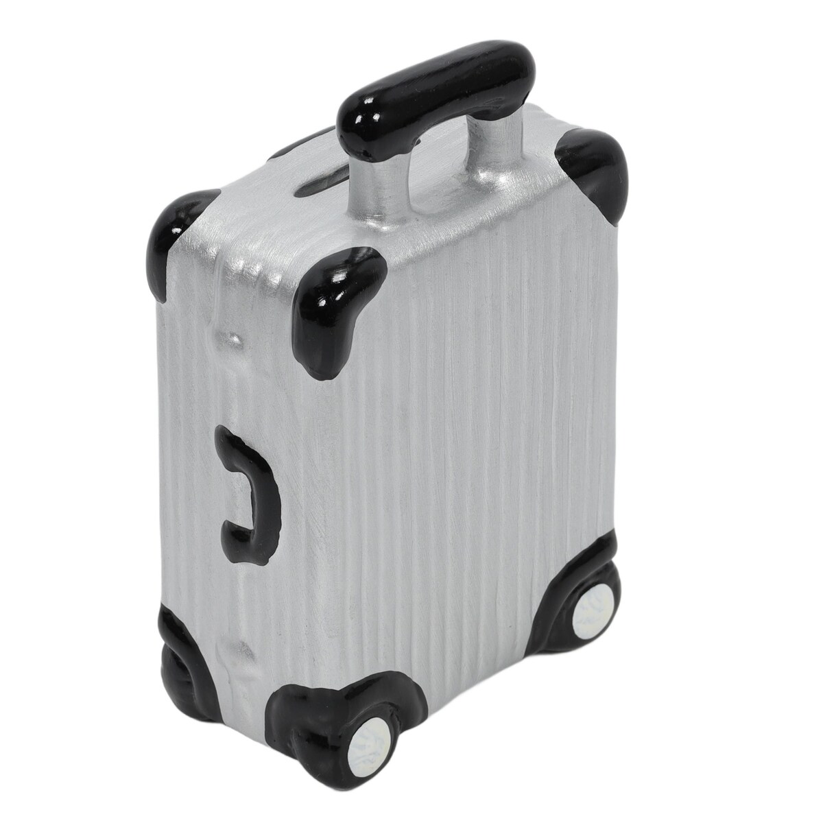 Kolorowa skarbonka ceramiczna z motywem podróży