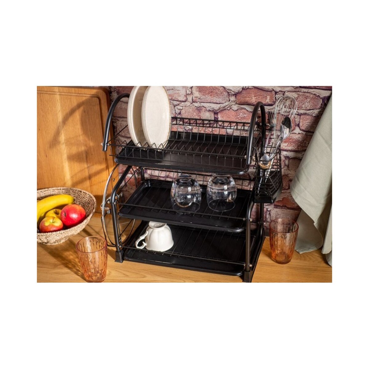 Brunbeste suszarka ociekacz do naczyń trzy poziomowa 50440