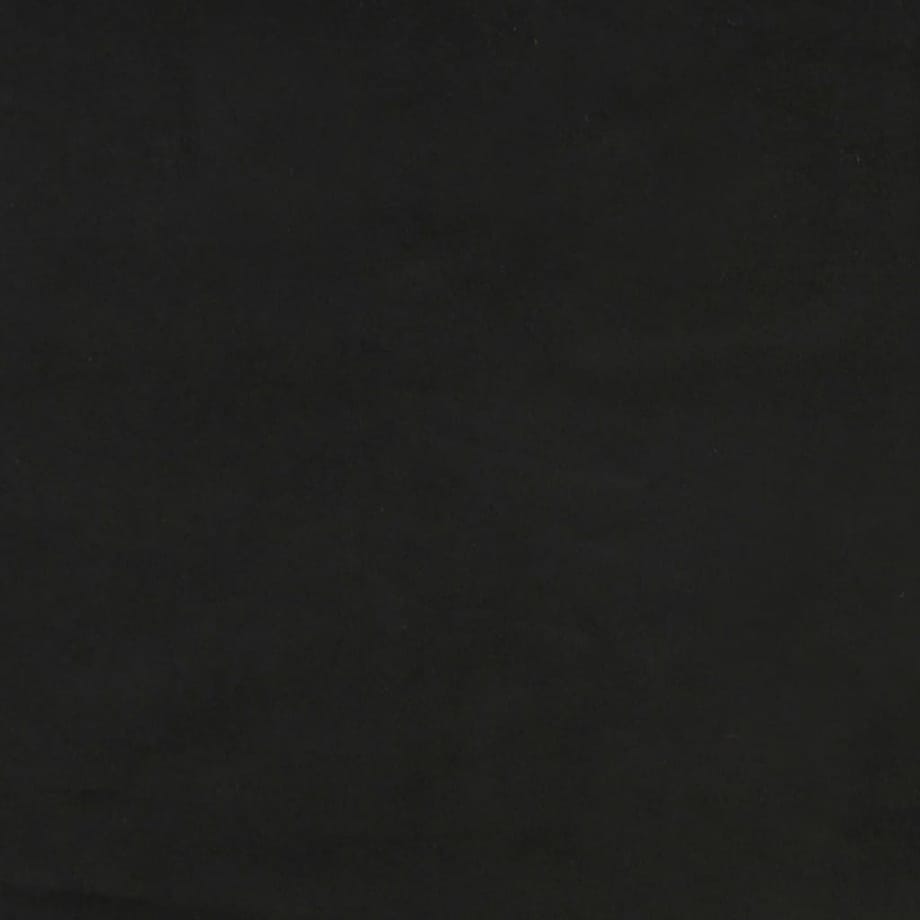 vidaXL Rama łóżka z zagłówkiem, czarna, 200x200 cm, aksamitna