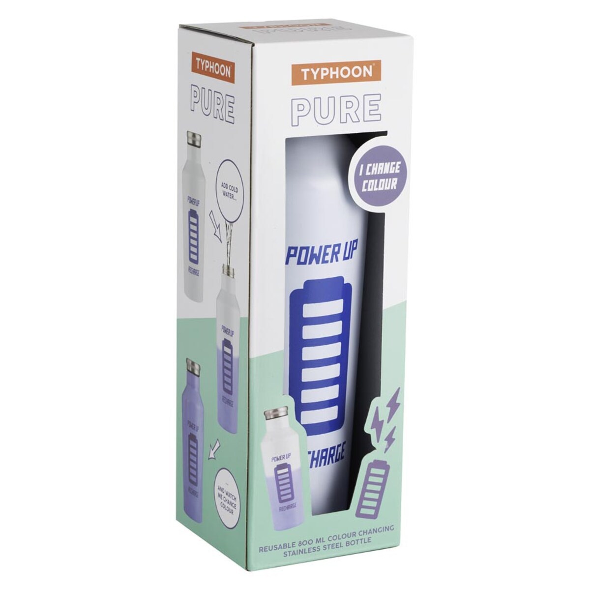 Butelka termoaktywna Power Up, 800 ml, Typhoon