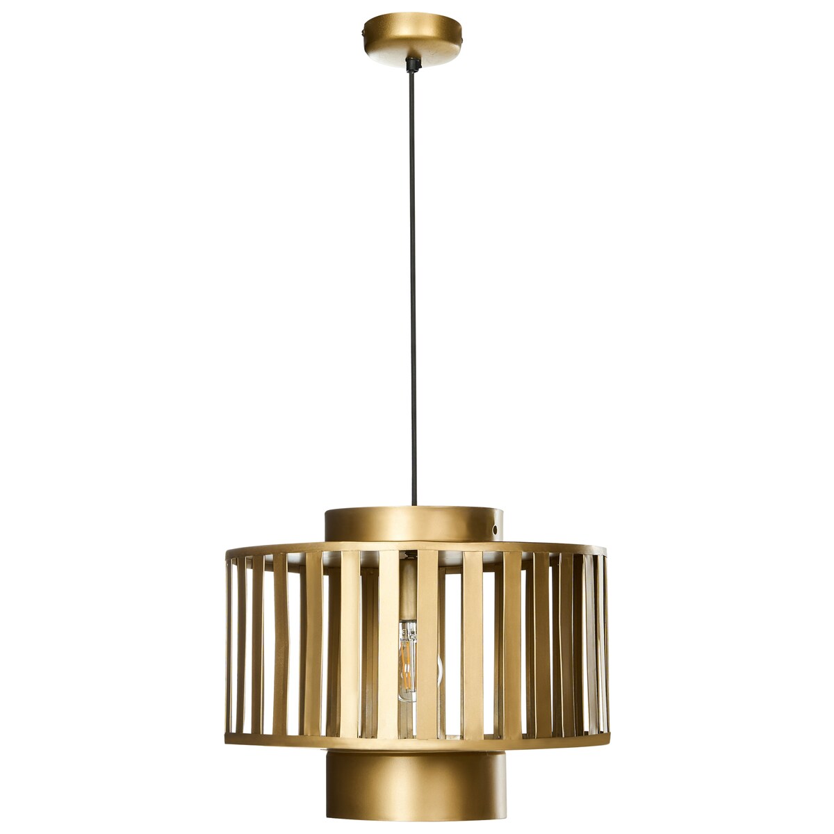 Lampa wisząca HUGLI Metal Mosiężny