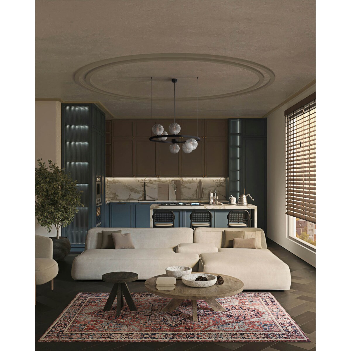 Lampa wisząca K-5703 z serii MONZA