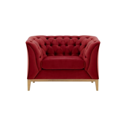 Fotel Chesterfield Modern Wood-Velluto 7