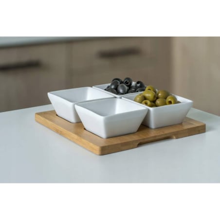 MISECZKI DO DIP sosów przekąsek NA DESCE 4 szt białe na prezent mamy kobiet