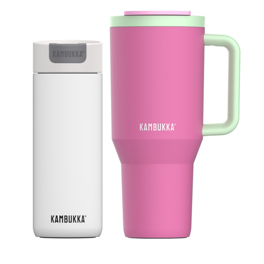 Kambukka 2x kubek termiczny Olympus 500ml + Rio ze słomką 950ml Zestaw Frostmallow