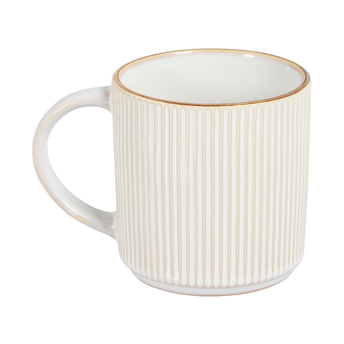 Zestaw 4 kubków MUGWORT Kamionka Jasnobeżowy