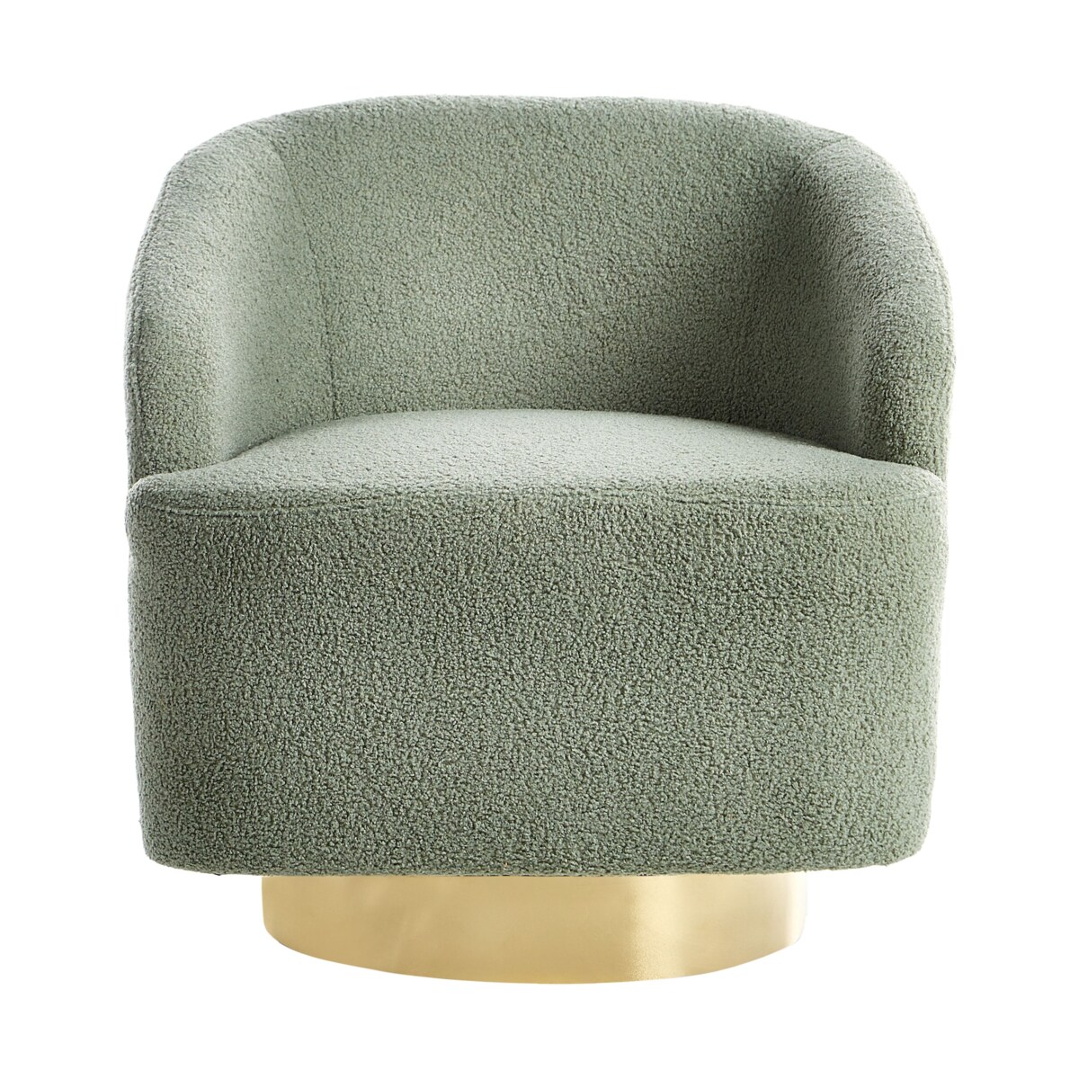 Fotel LAVIK Boucle Jasnozielony