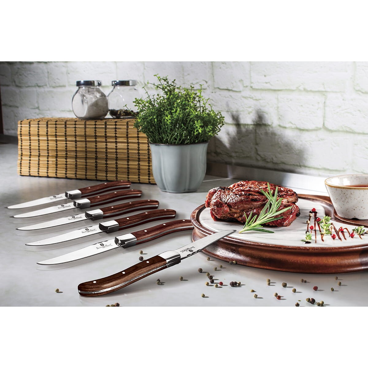 Zestaw noży do steków 6 sztuk BERLINGER HAUS