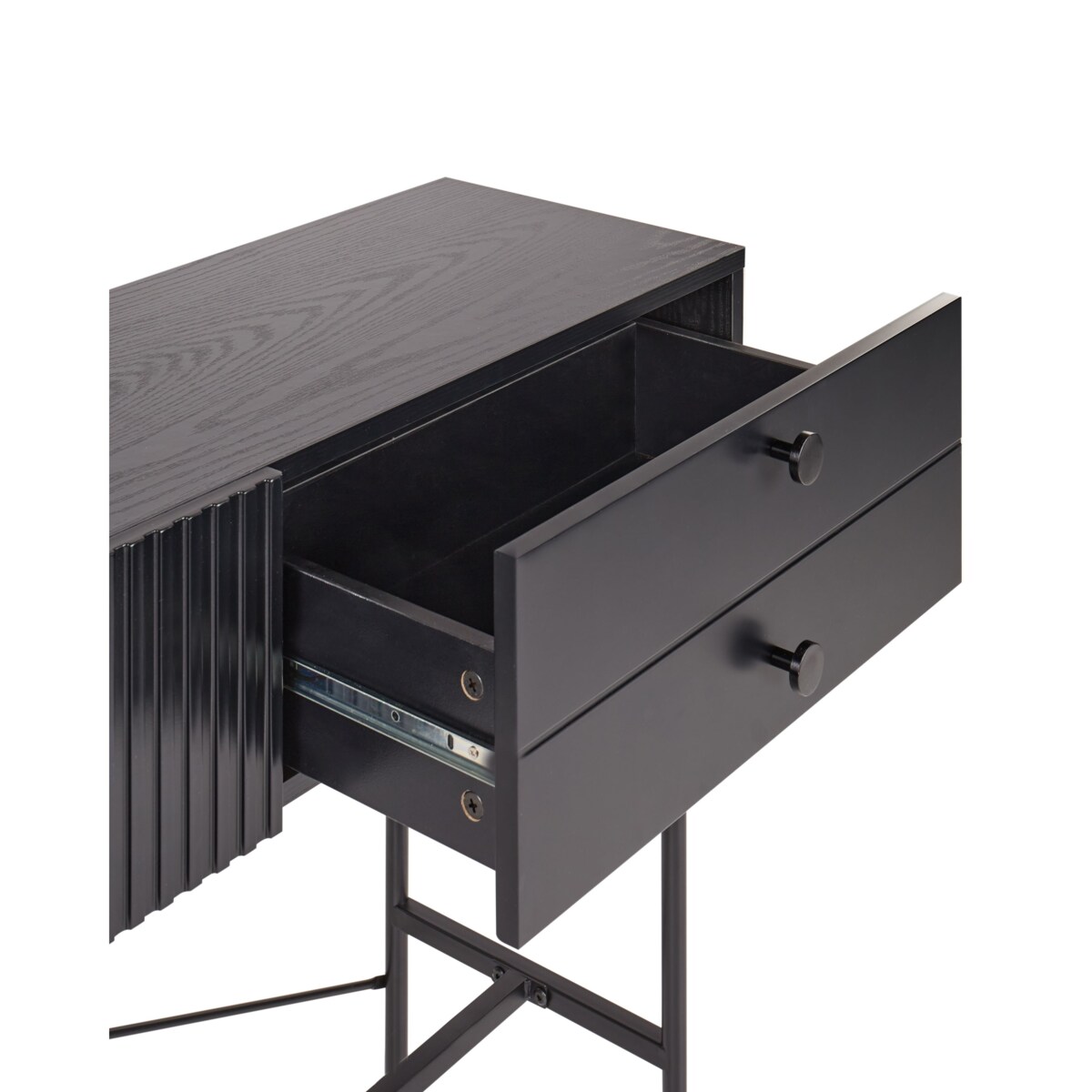 Konsola czarna COVENTRY