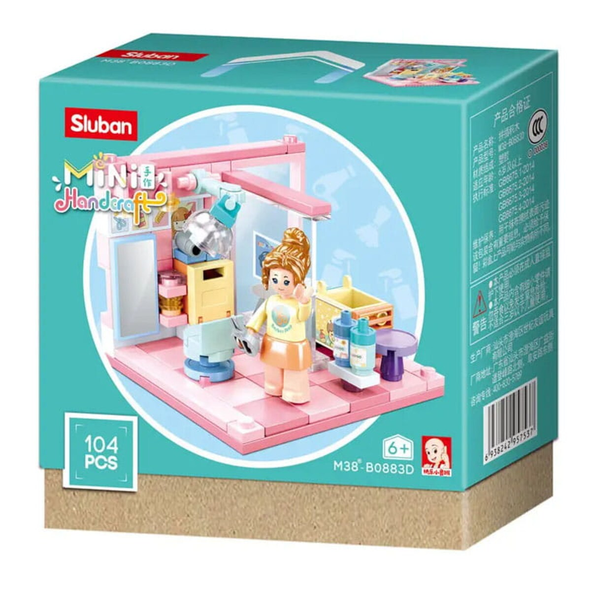 FRYZJER - mini pokoik klocki - Sluban - 104 elementy
