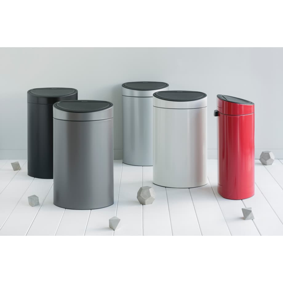 Kosz na śmieci Touch Bin New 40l mat czarny 114946