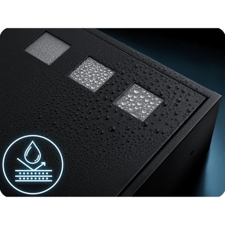 Skrzynka na listy Humberg pocztowa na bramę ogrodzenie czarna stalowa