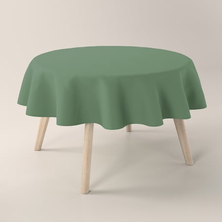 Obrus okrągły 160 x 160 cm zielony