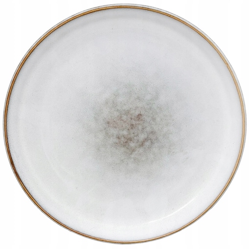 TALERZ DESEROWY SZARY 20cm CERAMICZNY TALERZYK SERWIS NA SZTUKI CIASTO