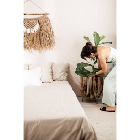 DONICA KOSZ RATTANOWA SZARA LAURA L