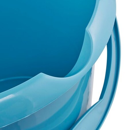 Wiadro do czyszczenia "mika eco", okrągłe, 10 litrów, niebieskie keeeper