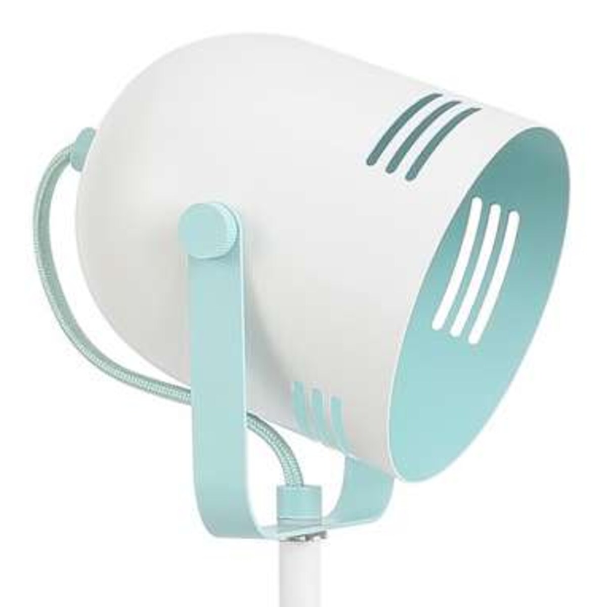 Stojąca LAMPA biurkowa MINUET 7015 Rabalux regulowana LAMPKA reflektorek pastelowy biały miętowy