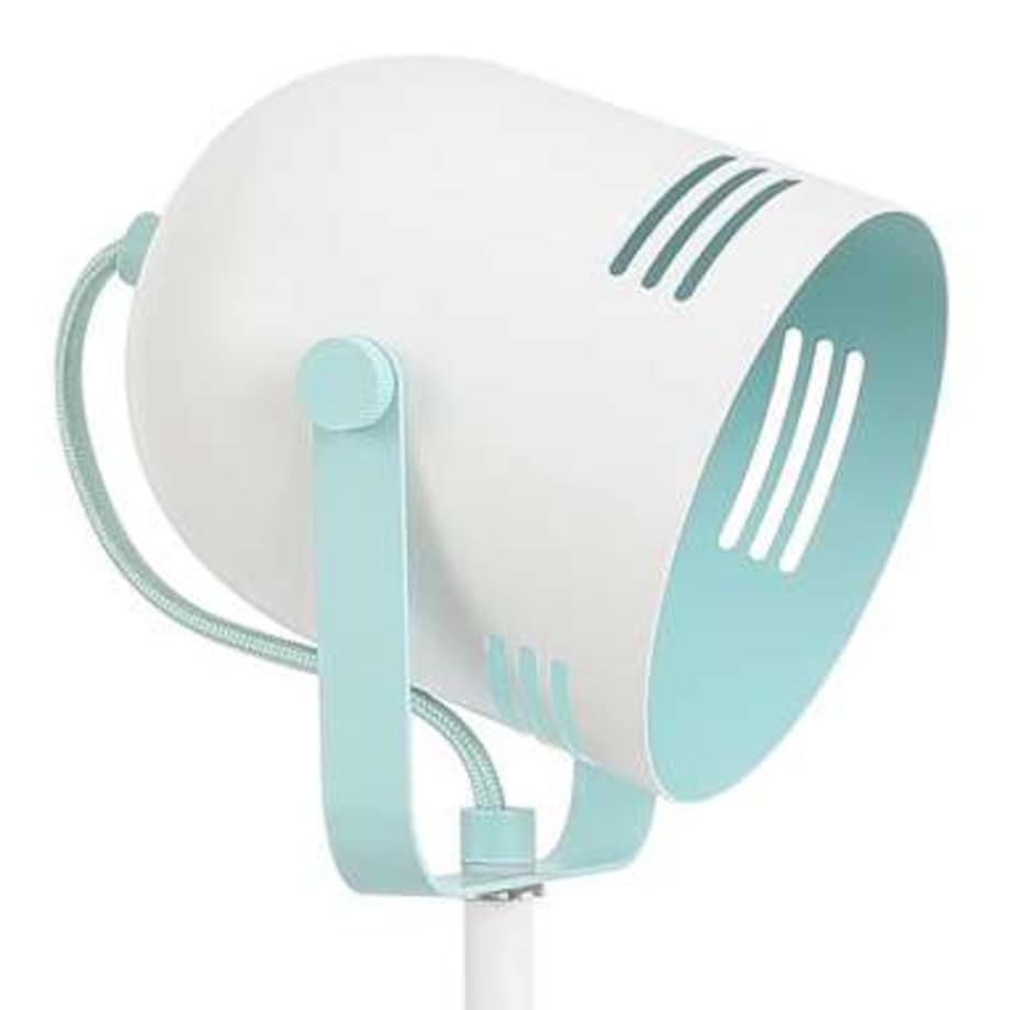 Stojąca LAMPA biurkowa MINUET 7015 Rabalux regulowana LAMPKA reflektorek pastelowy biały miętowy