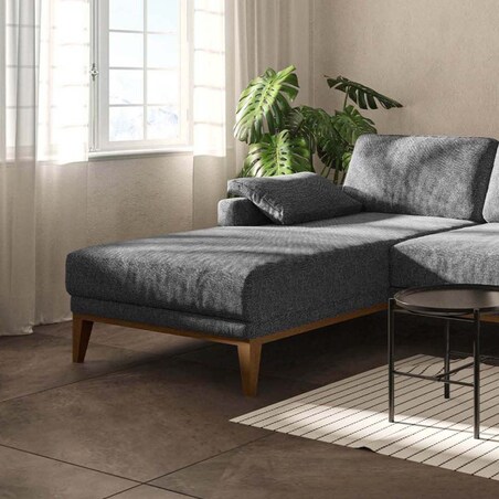 Sofa narożna Musso - ciemnoszara