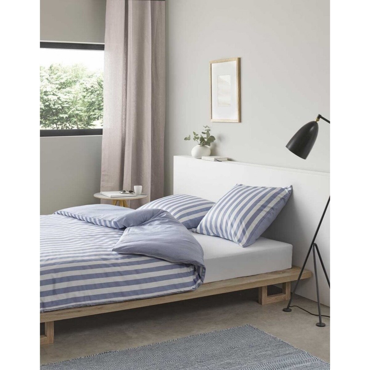 Ekskluzywna pościel z satyny bawełnianej w pasy, Marc O'Polo