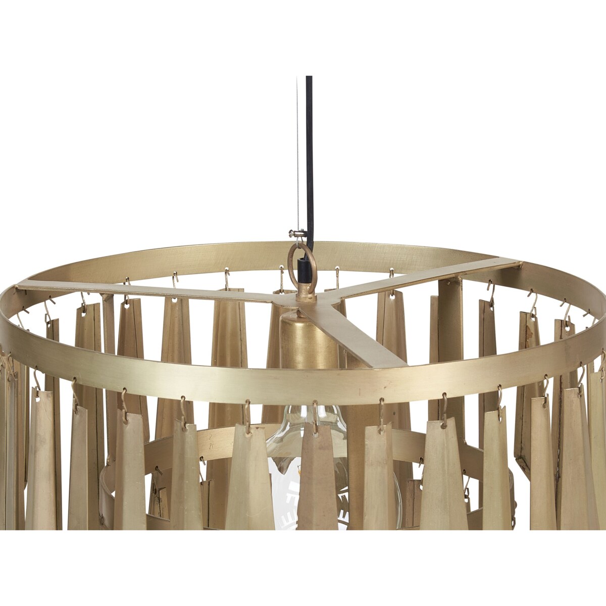 Żyrandol metalowy mosiężny CHAMBAL