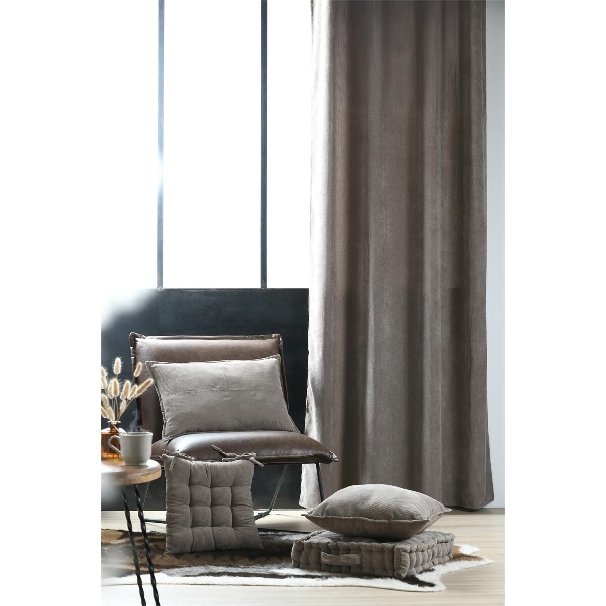 Pikowana poduszka na krzesło, DANDY, 38 x 38 cm