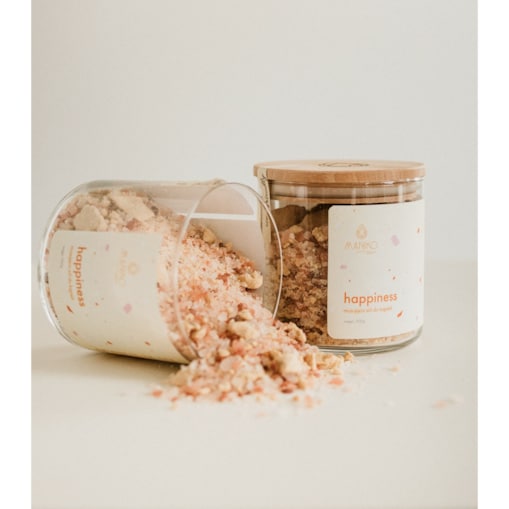 Musująca sól do kąpieli HAPPINESS Fizzing Bath Salt