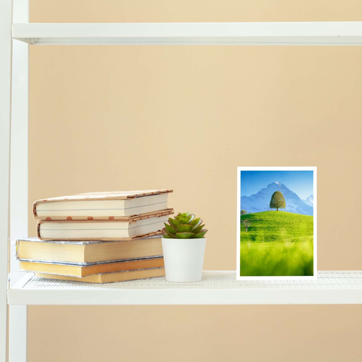 Ramka Na Zdjęcia 15X21 Cm Plakaty Rama Na Nóżce Stojąca Dekoracja Biała