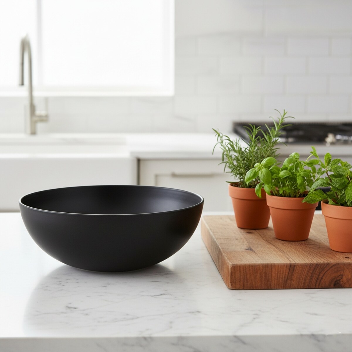 MISA DEKORACYJNA CZARNA 25cm POIDEŁKO PATERA MISKA DO DOMU SALONU OGRODU