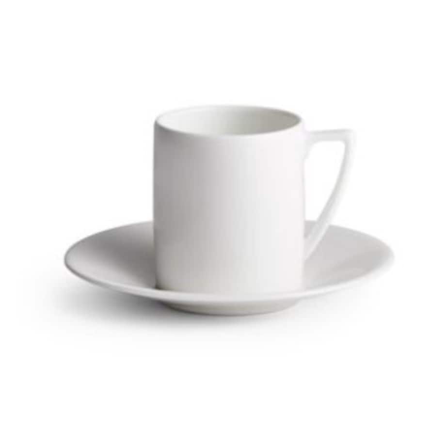 Filiżanka do espresso ze spodkiem Jasper Conran White Wedgwood