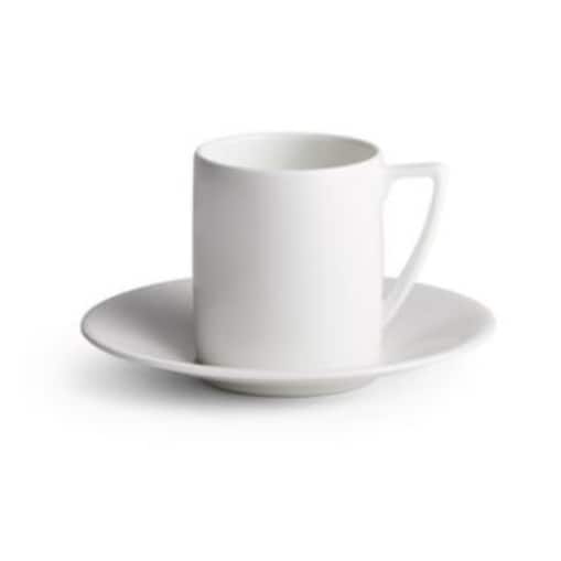 Filiżanka do espresso ze spodkiem Jasper Conran White Wedgwood