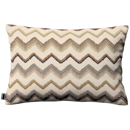 Poszewka Kinga na poduszkę prostokątną 47x28 beżowo-oliwkowy