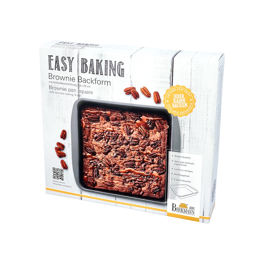 Forma do brownie 23 x 23 cm EASY BAKING / Birkmann