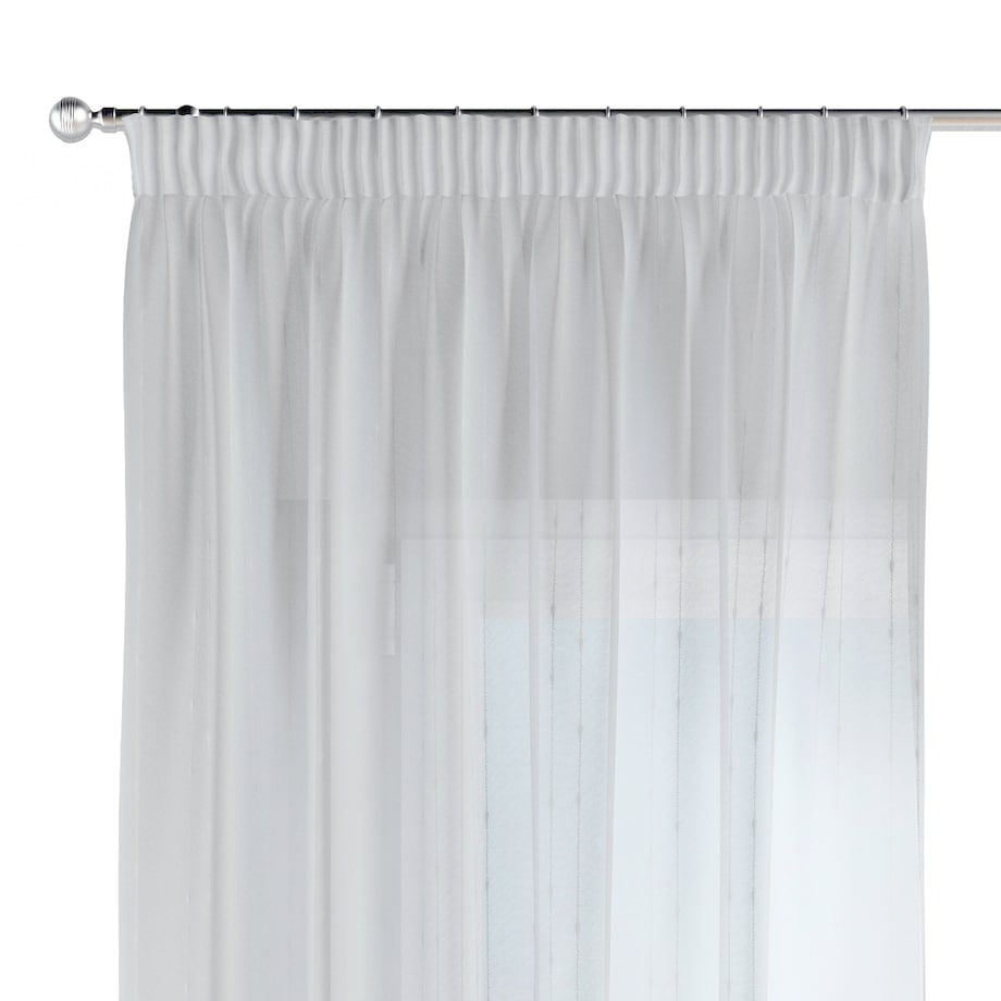 Zasłona na taśmie marszczącej 1 szt. 130x245 kremowy