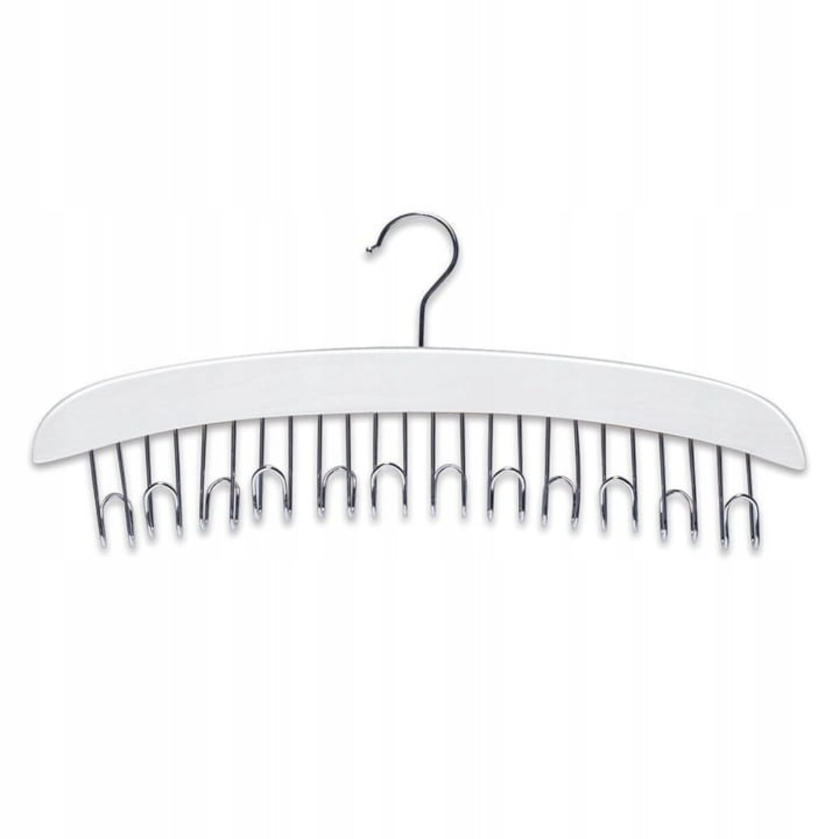 Wieszak na 12 Pasków Biały Stojący Organizer Zeller