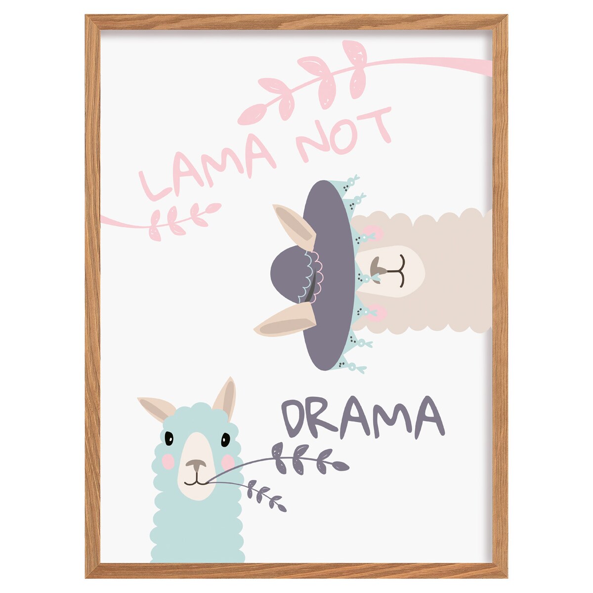 Obrazek Sweet Lama I 30x40 cm, 30x40cm