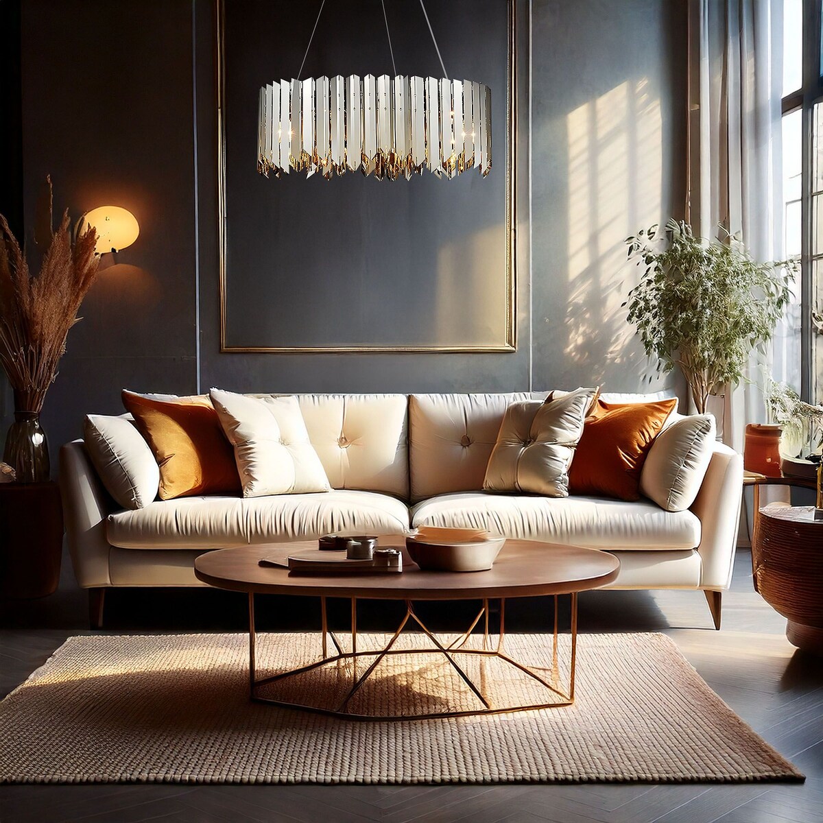 Lampa Sufitowa Wisząca App1763-8Cp Chrom, Metal