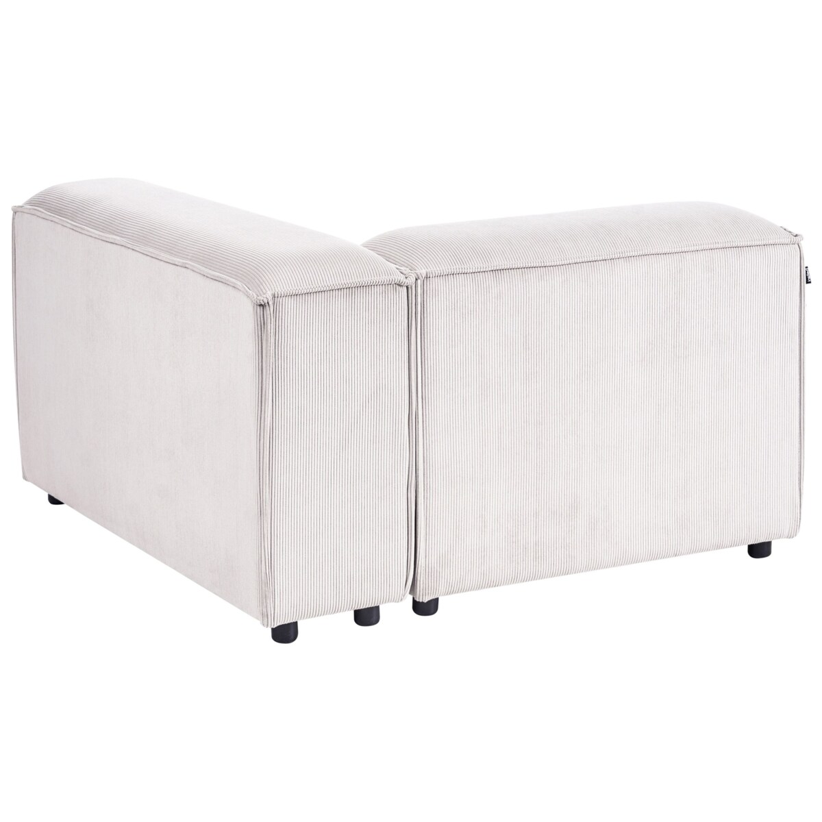 Moduł narożny ARDAL Sztruks Złamana biel Lewostronny